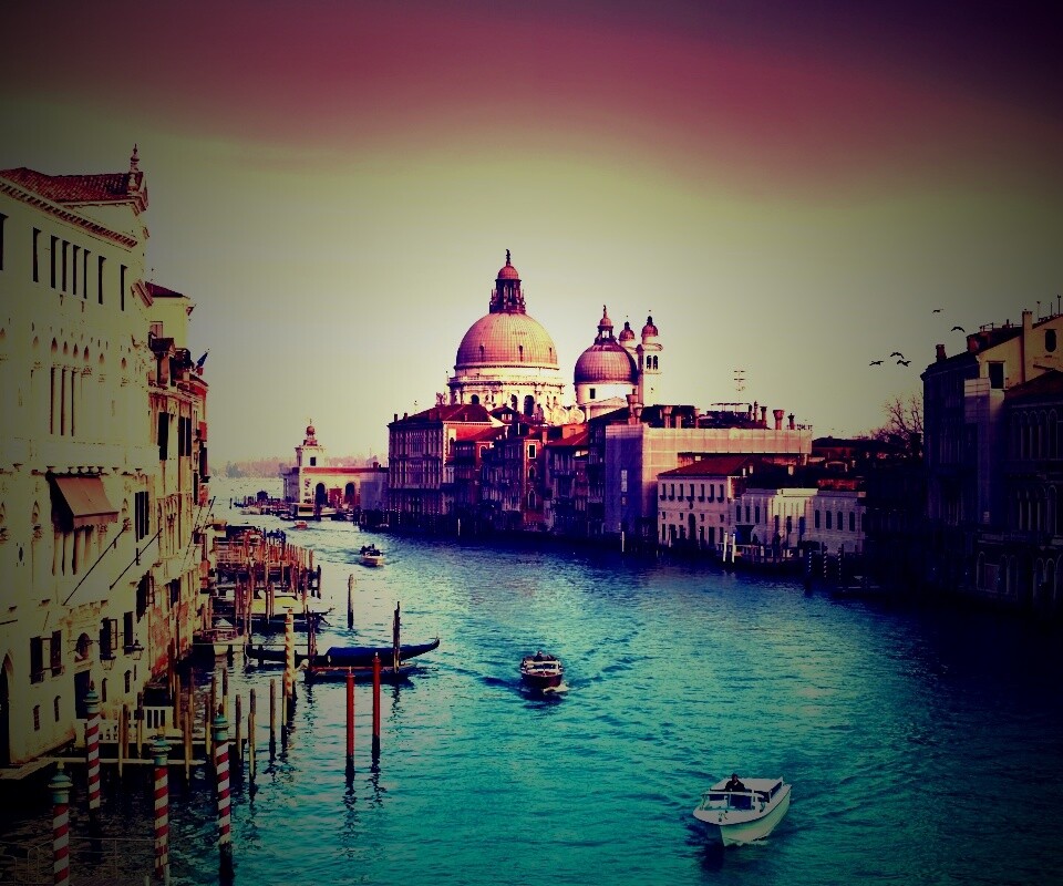 Канал в Венеции обои