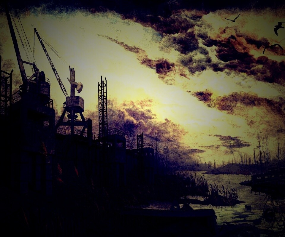 Панорама из Сталкера обои