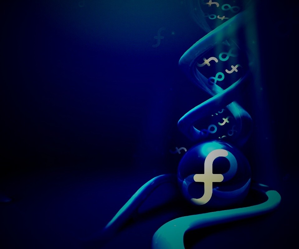 OS Fedora обои