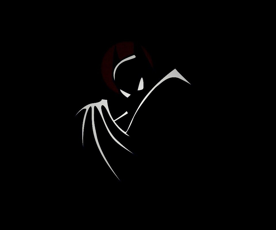 Логотип мультфильма о Бэтмене обои