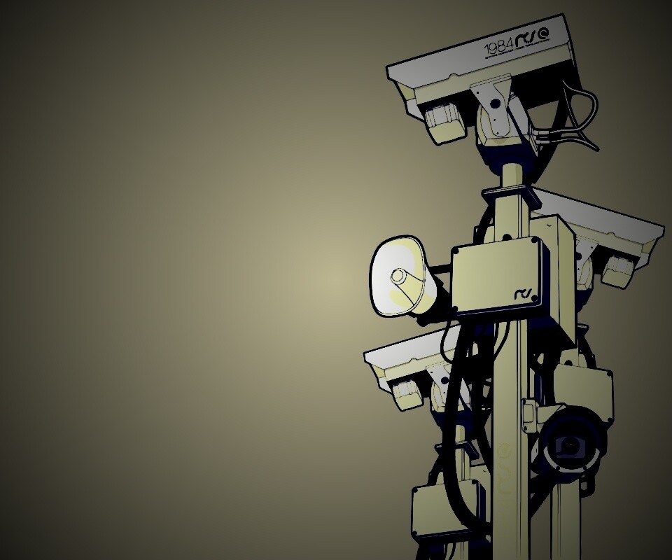 Недремлющее око камер наблюдения обои