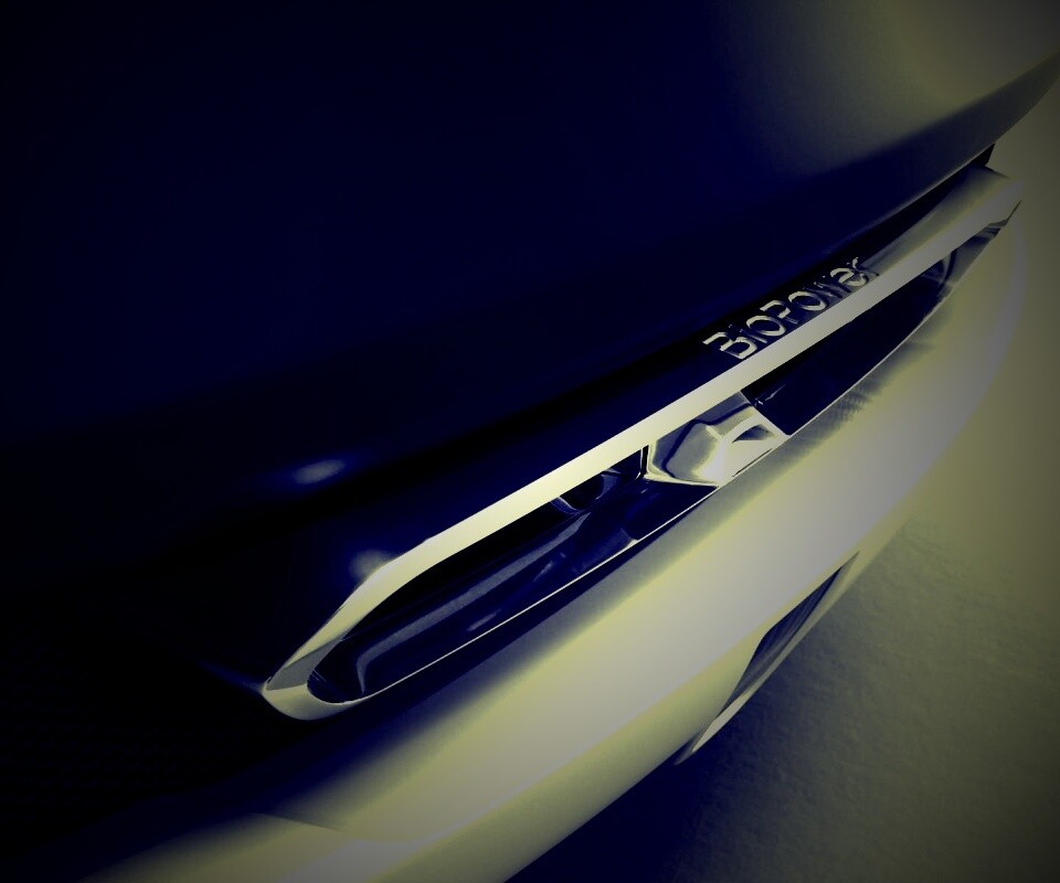 Хромированный бампер обои