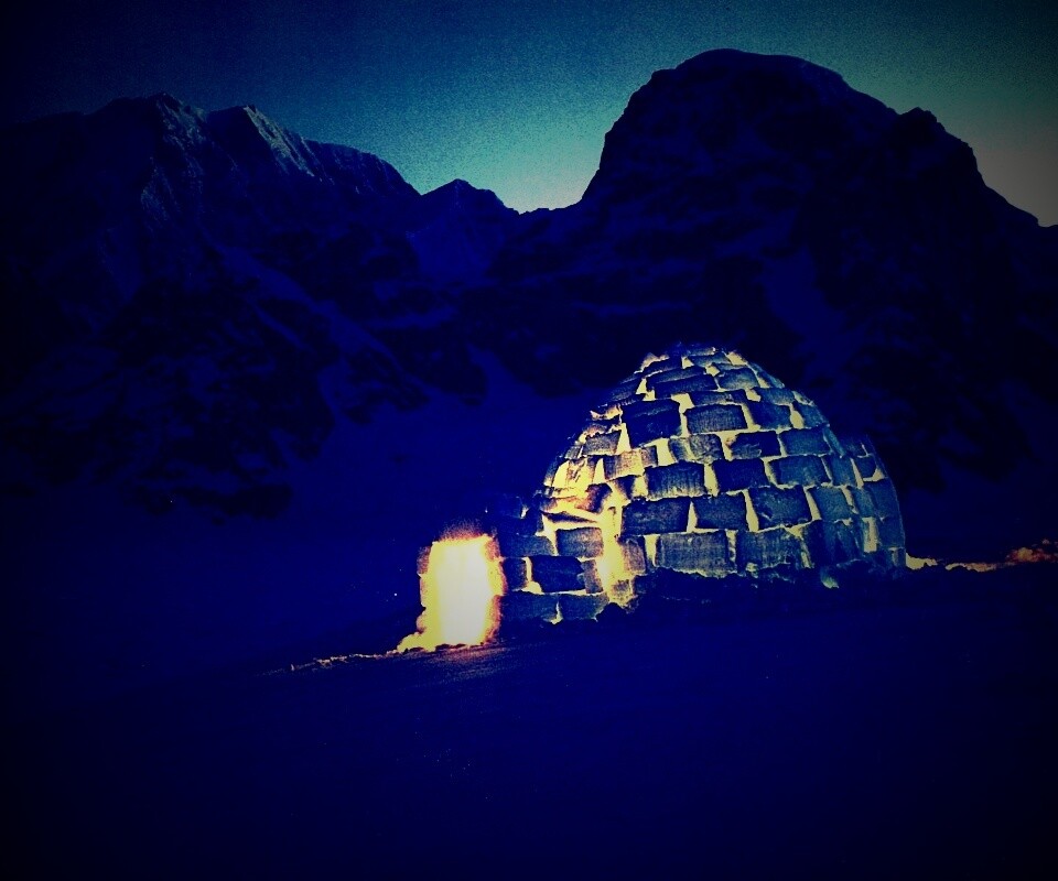 Иглу изо льда обои