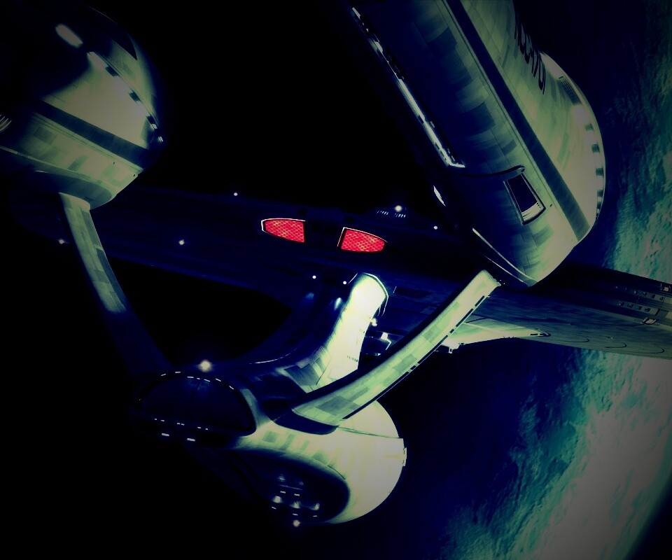 Космический корабль Enterprise из Star Trek обои