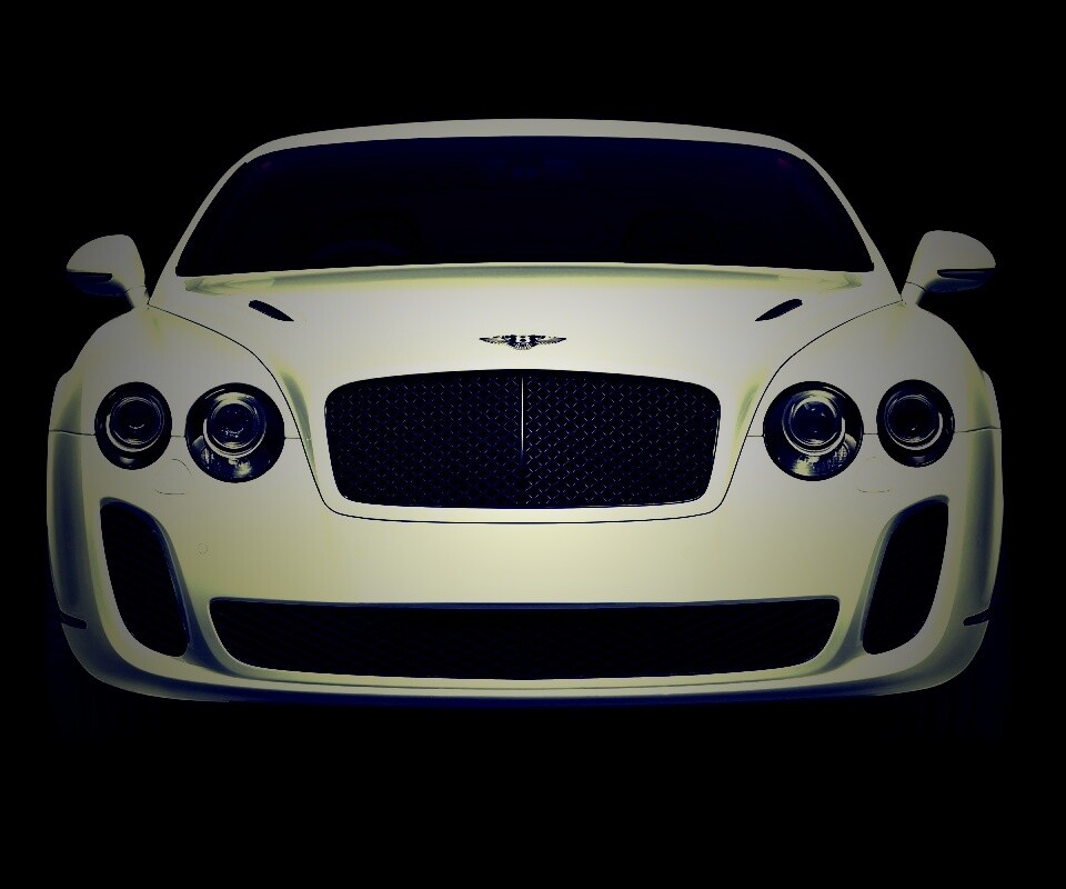 Белый Бентли Континентал обои