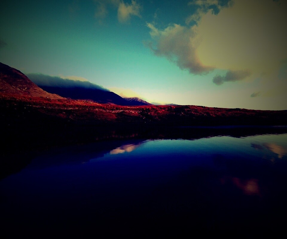 Зеркальное озеро обои