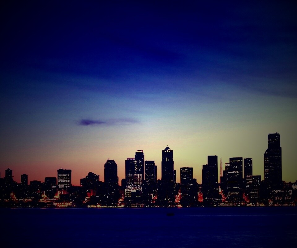 Пейзаж Сиэтла обои