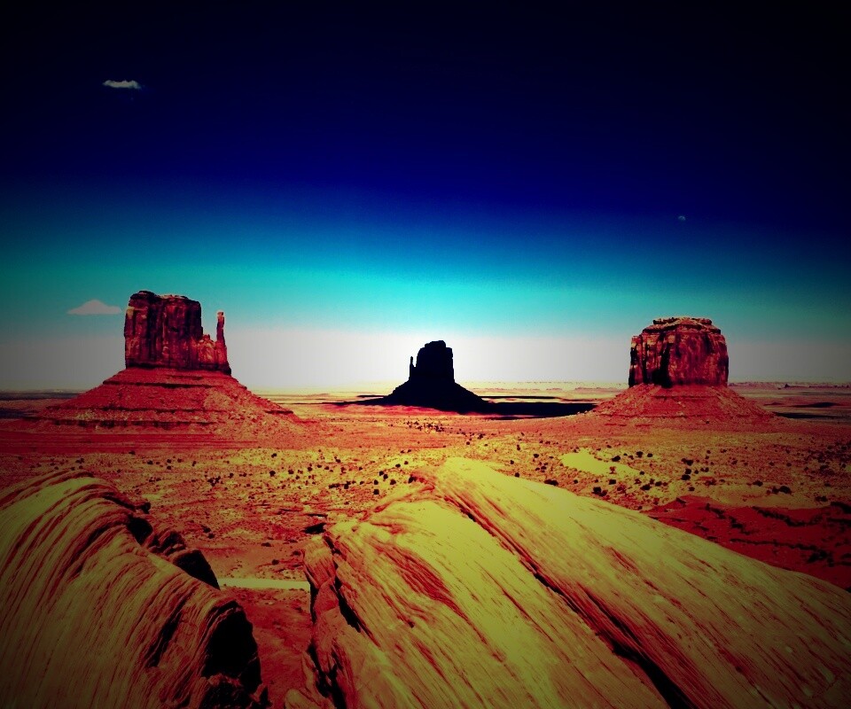 Долина монументальных гор обои