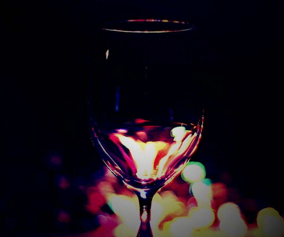 Бокал с водой обои