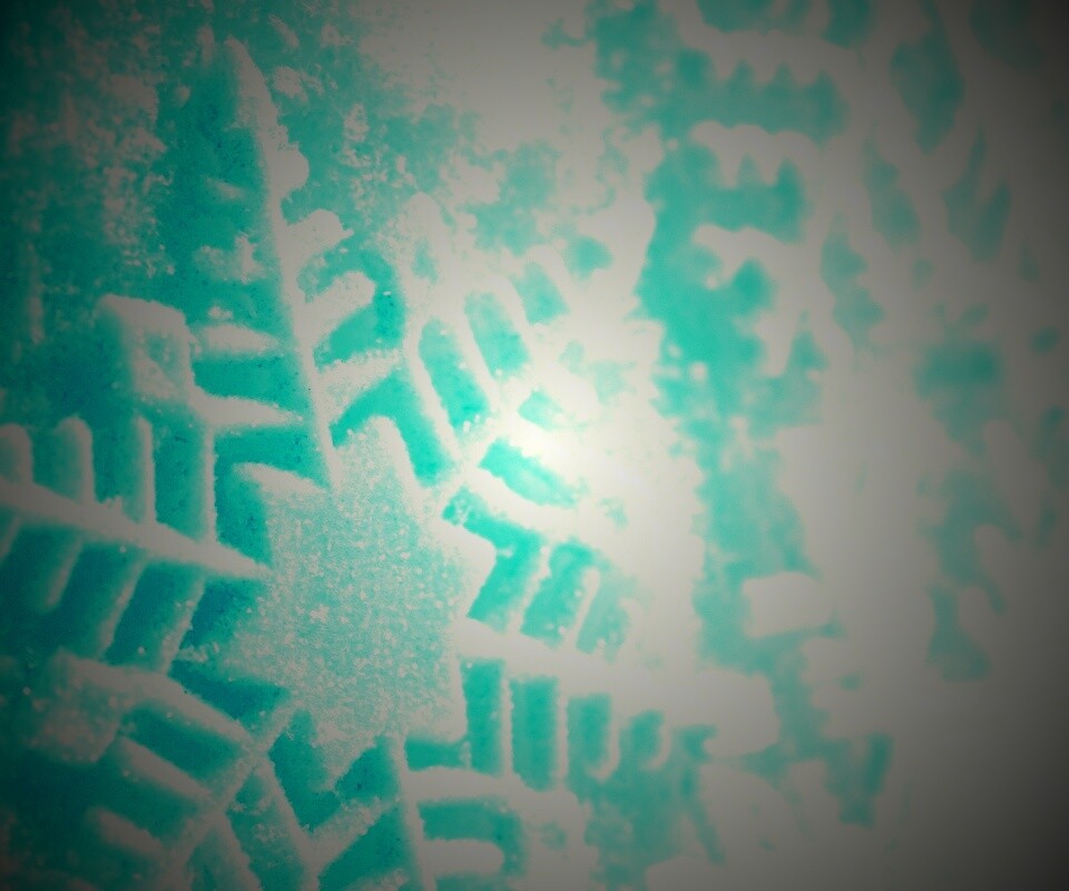 Голубая снежинка обои