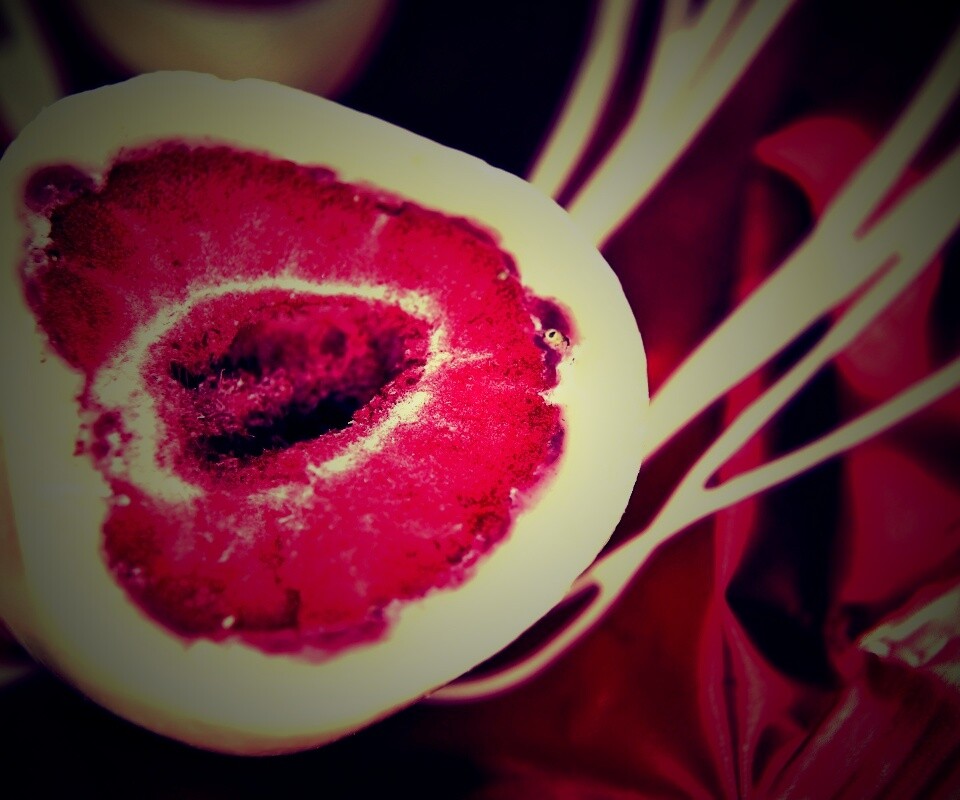 Клубника в белом шоколаде обои