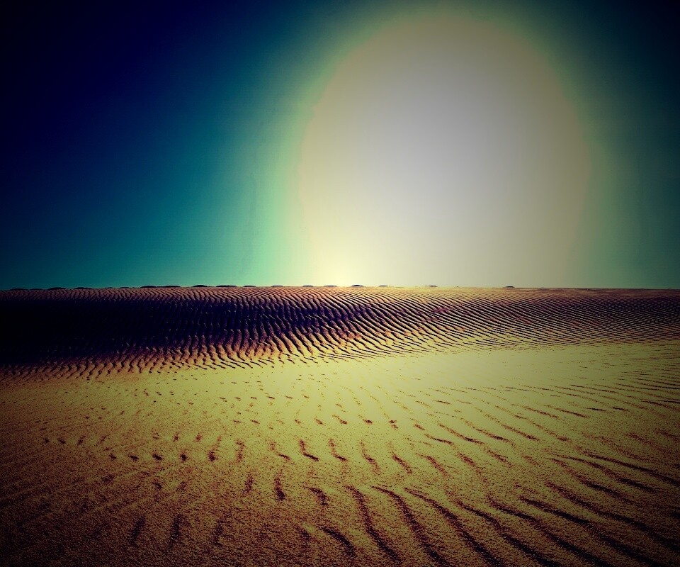 Пустыня до горизонта обои