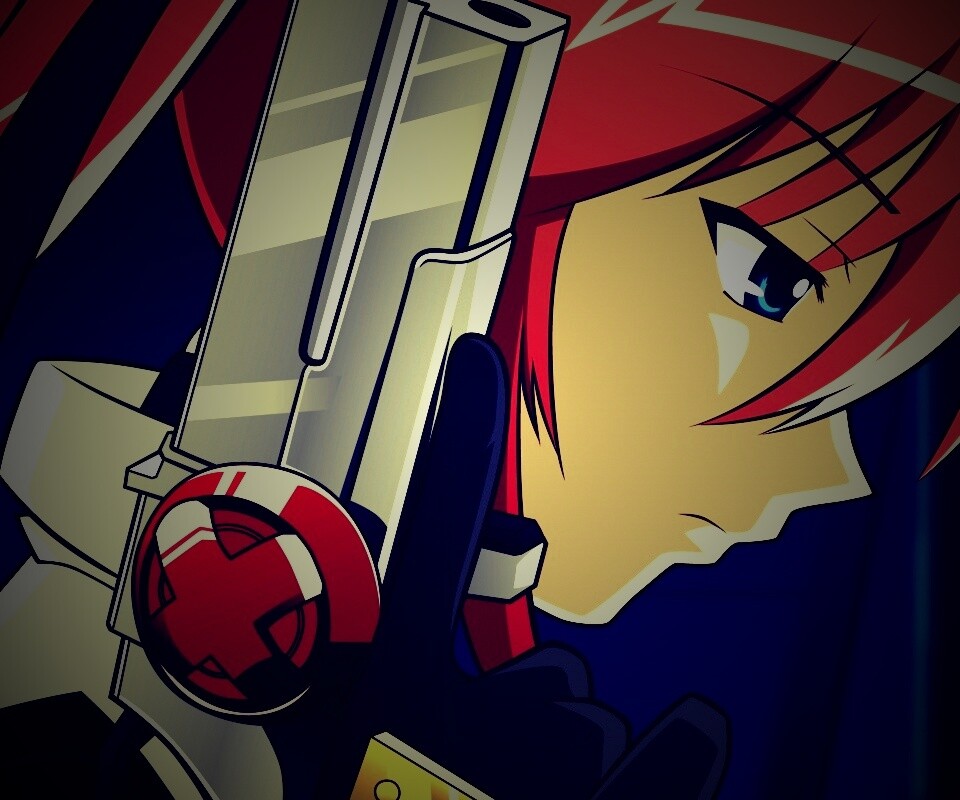 Девушка с пистолетом обои