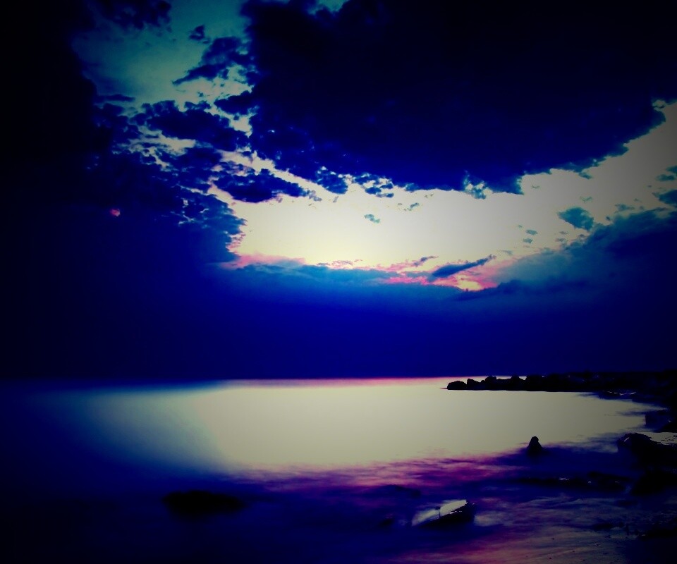 Загадочный свет обои