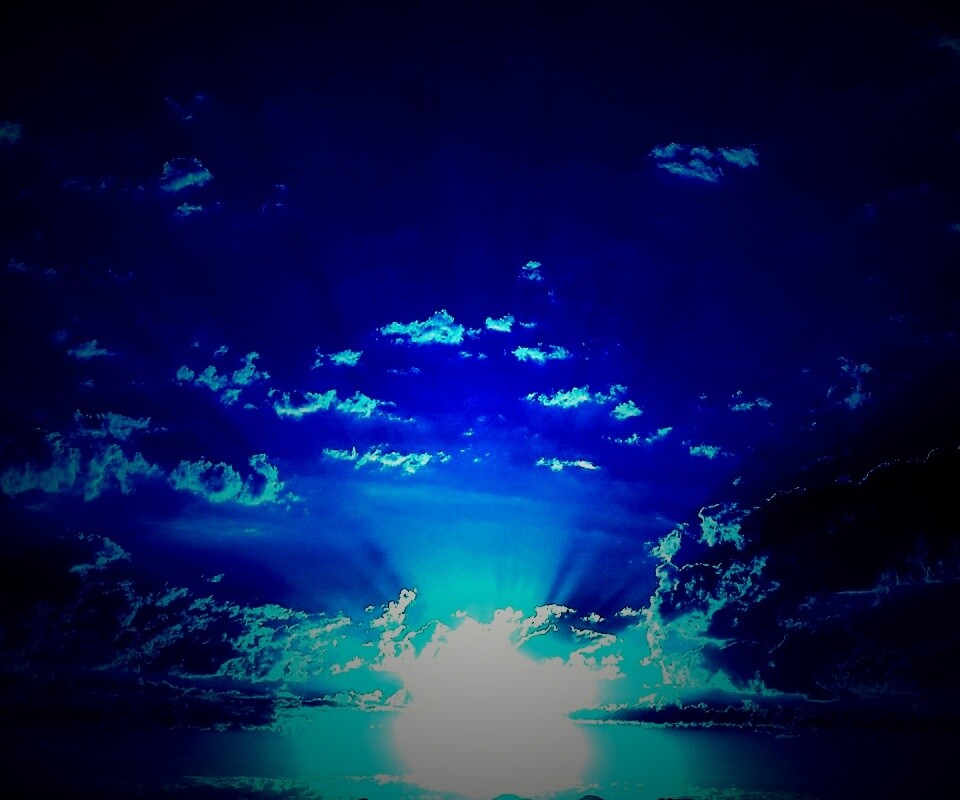 Ночное фантастическое небо обои