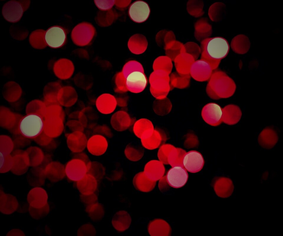 Алые абстрактные круги обои