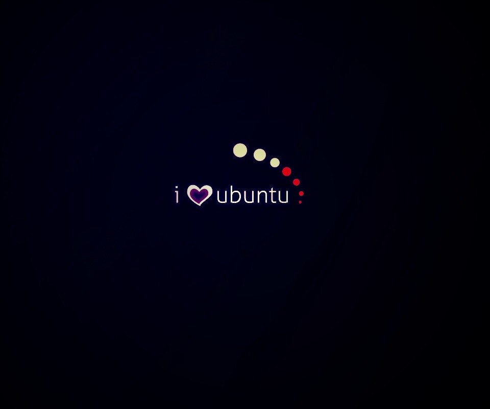 Я люблю убунту обои