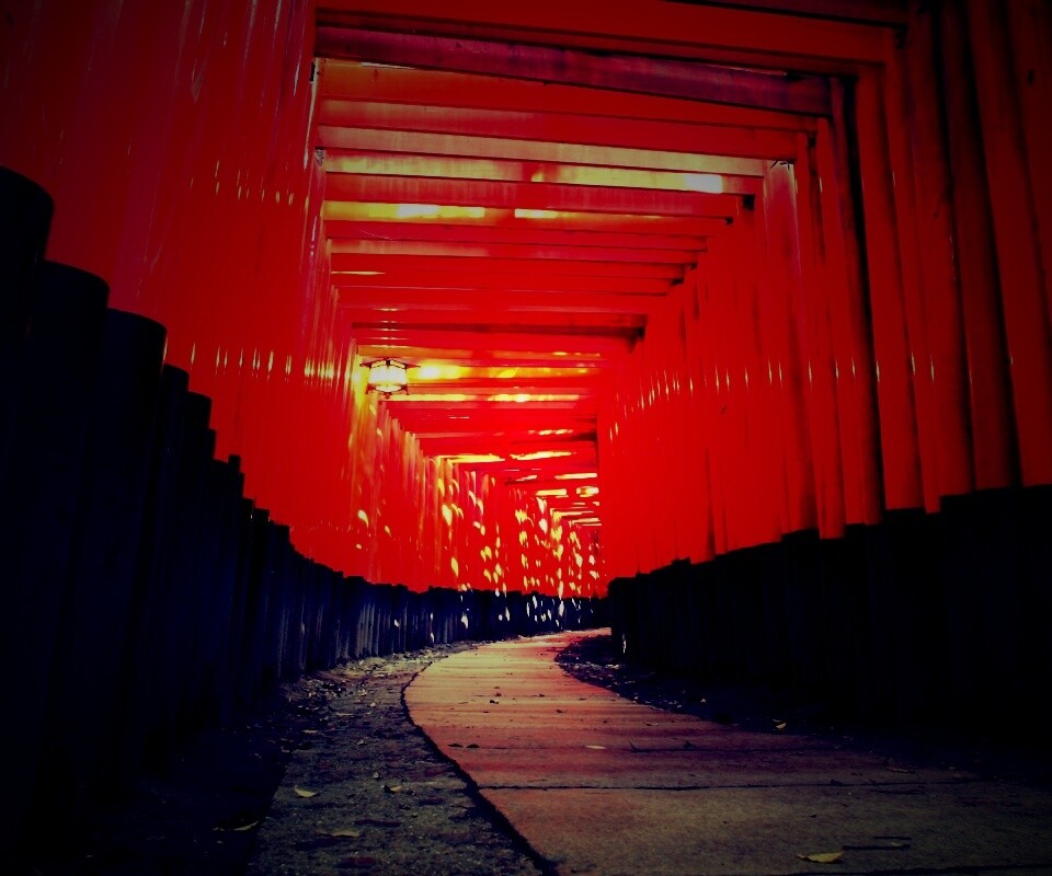 Японский храм обои