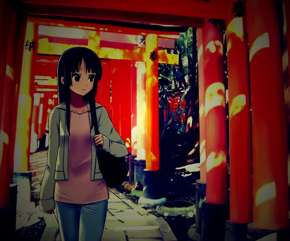 Акияма Мио обои