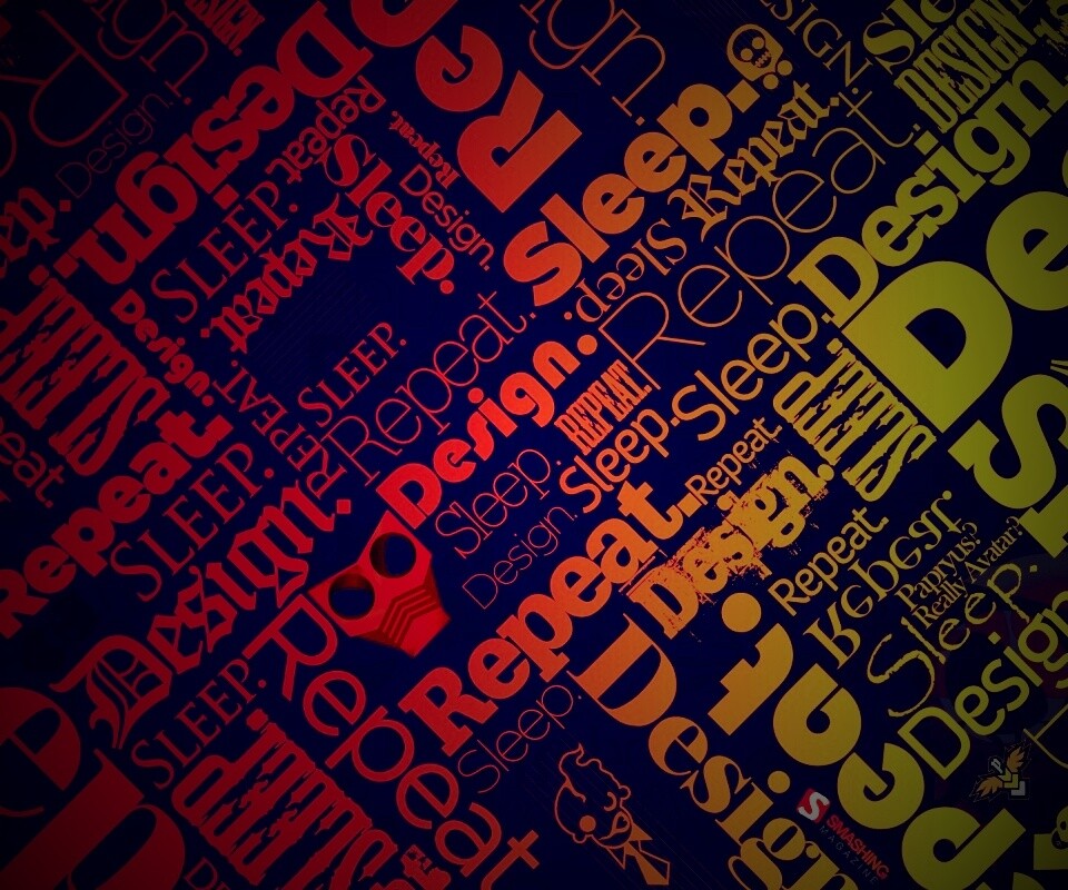 Текстографика обои