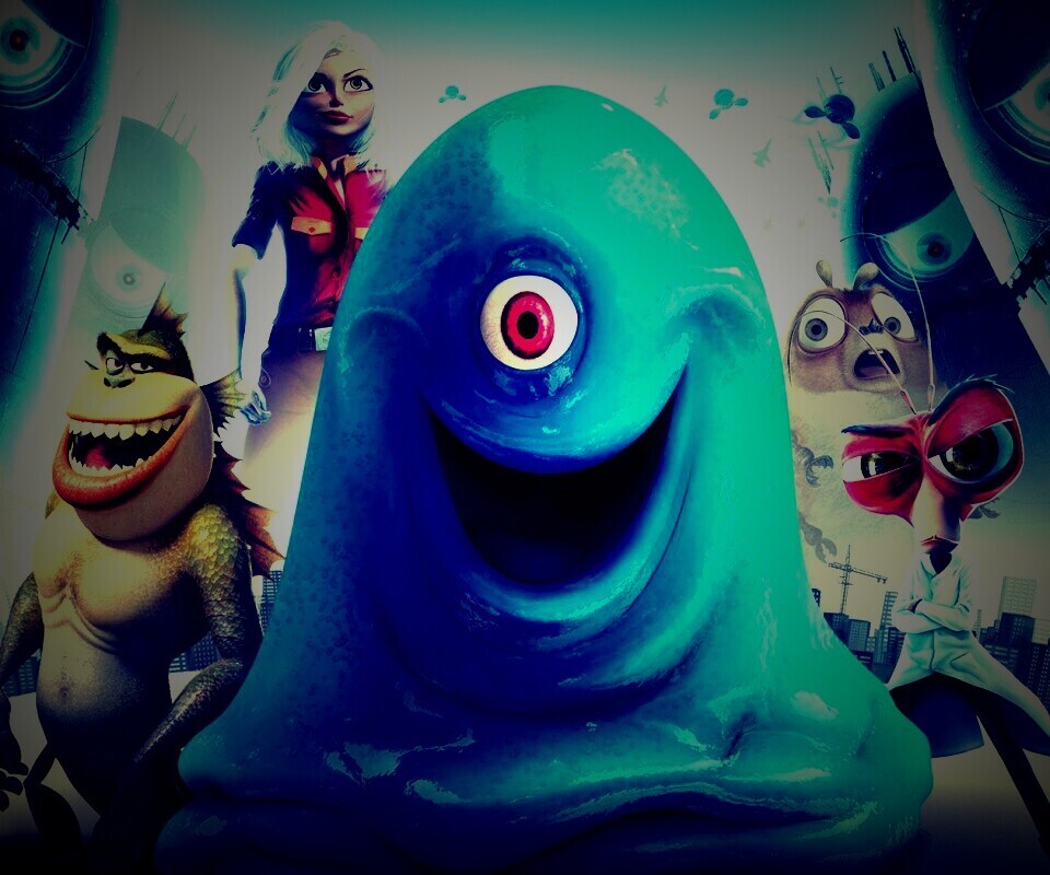 Монстры против пришельцев обои