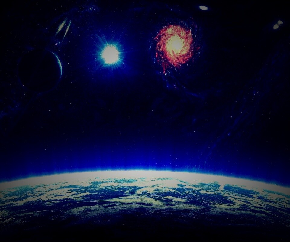 Бесконечный черный космос обои