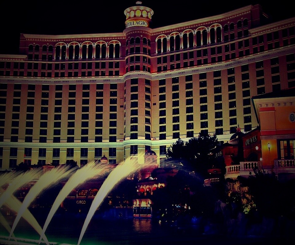 Казино Bellagio в Лас-Вегасе обои