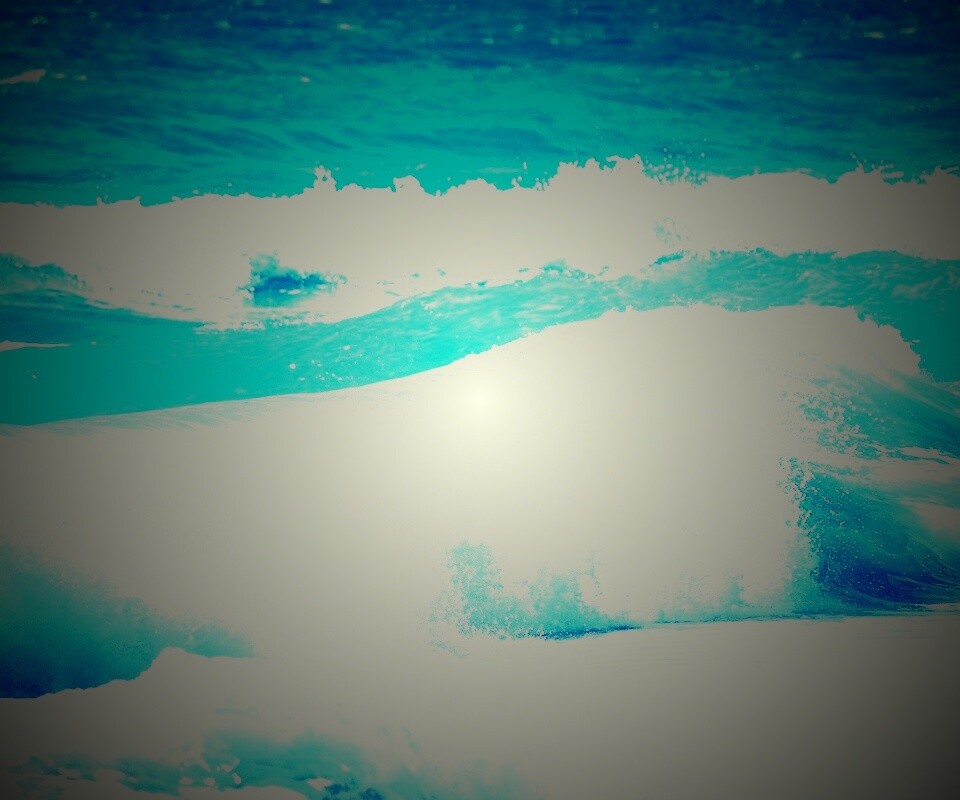 Голубые волны обои