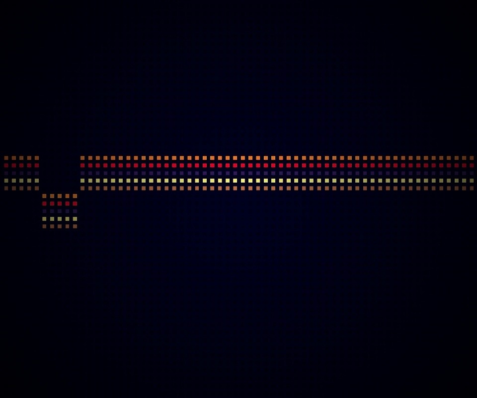 Пиксельная радуга обои