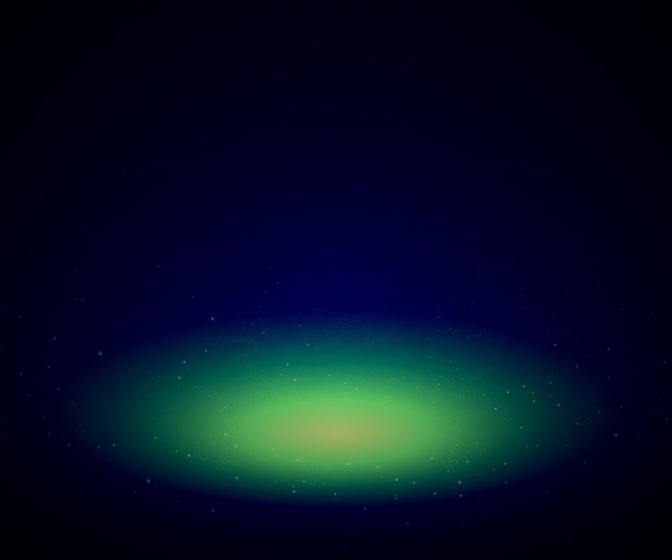 Свечение в ночном небе обои