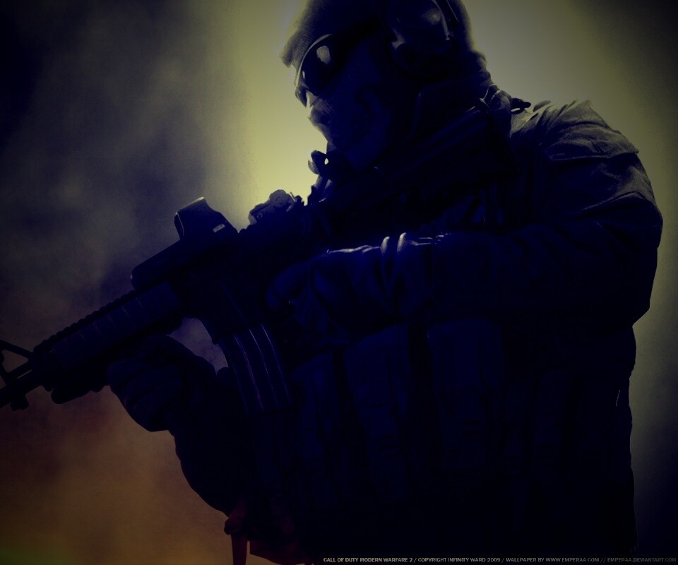 Солдат в маске обои