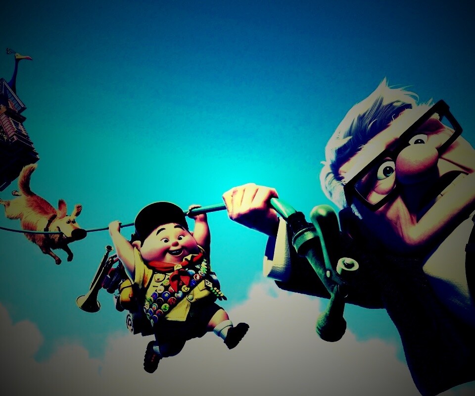 Персонажи мультфильма Up обои