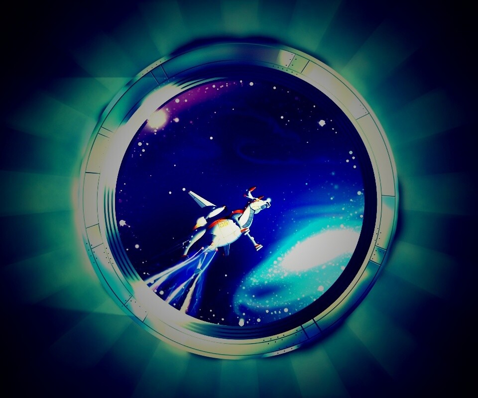 Космическая корова обои