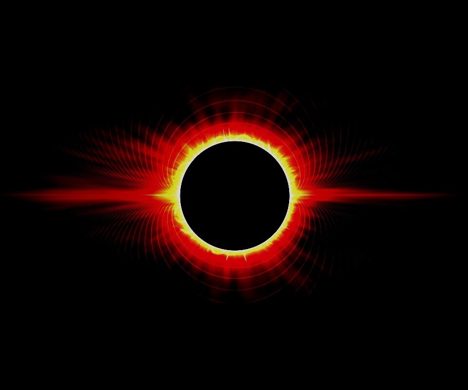 Солнецное затмение обои