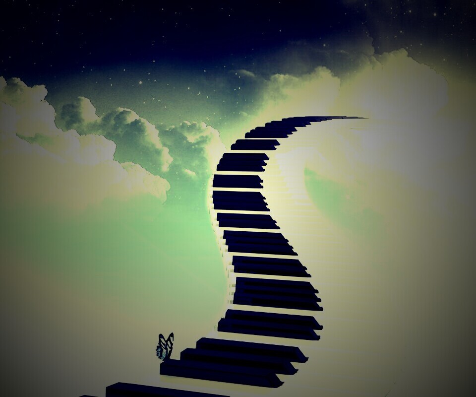 Музыка, которая ведёт нас на седьмое небо обои