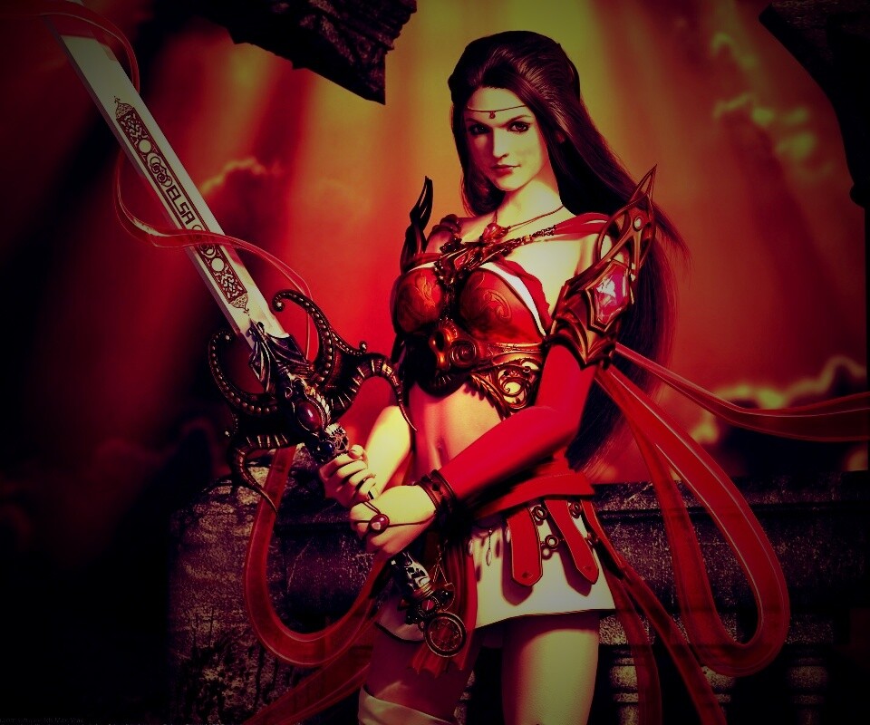 Красный доспех обои