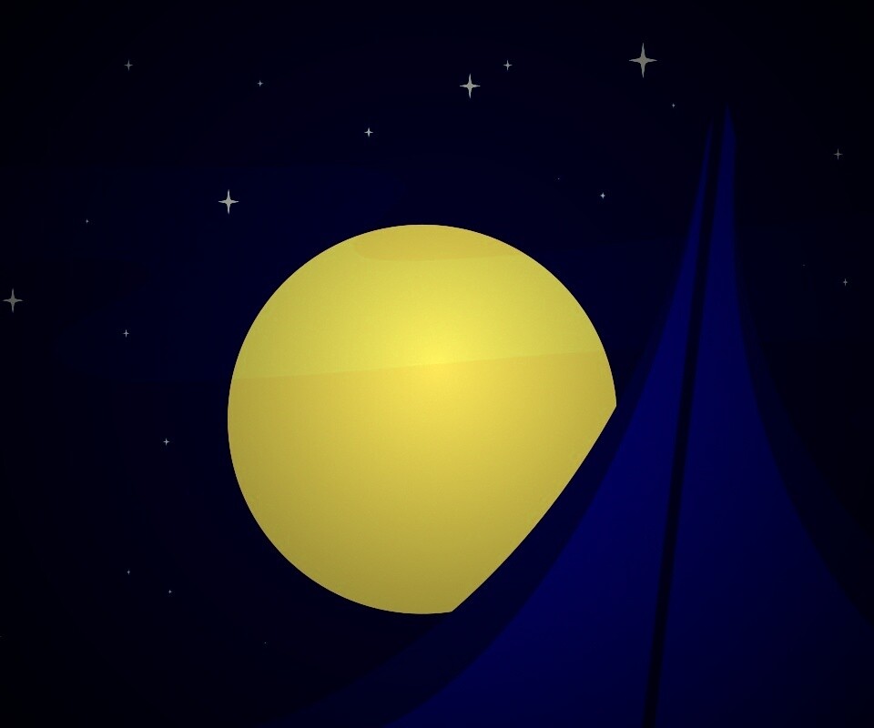 Полная луна обои