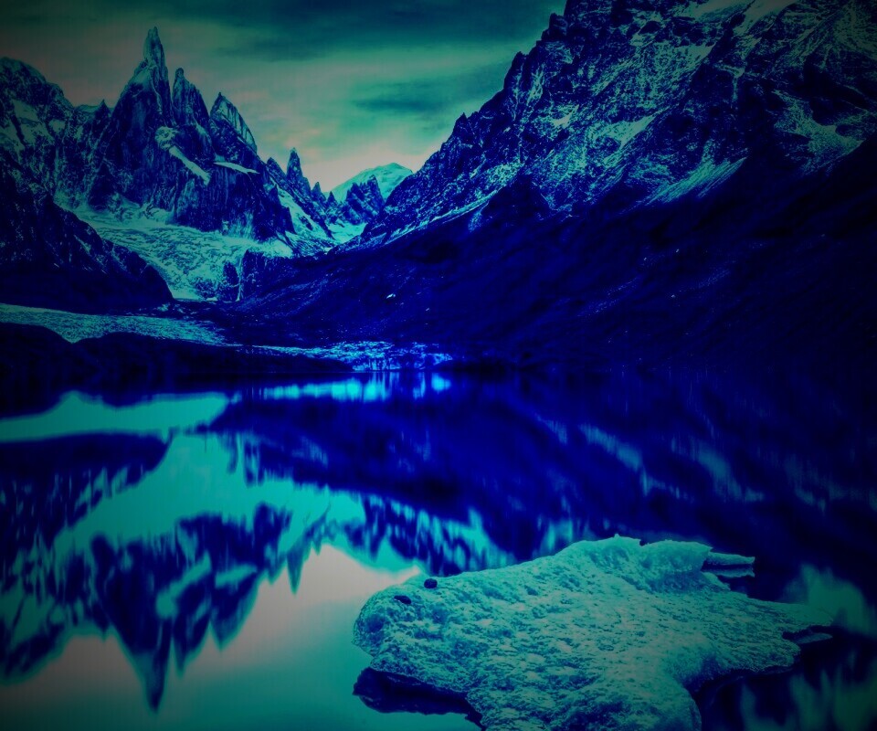 Горное озеро обои