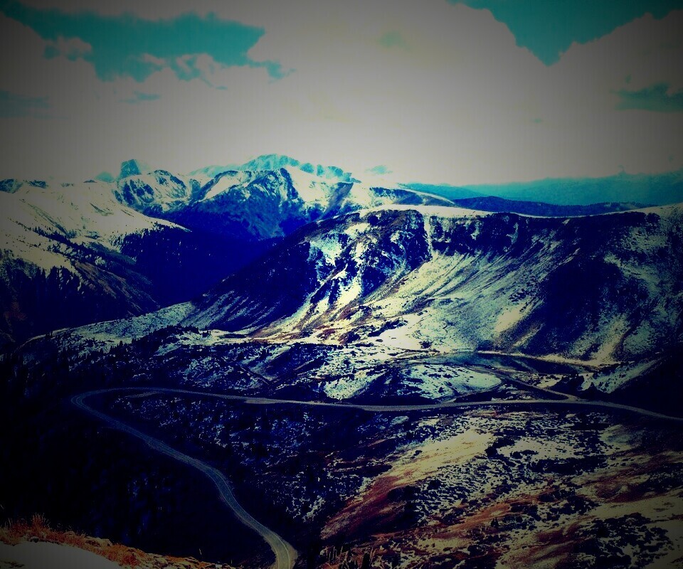 Горная дорога обои