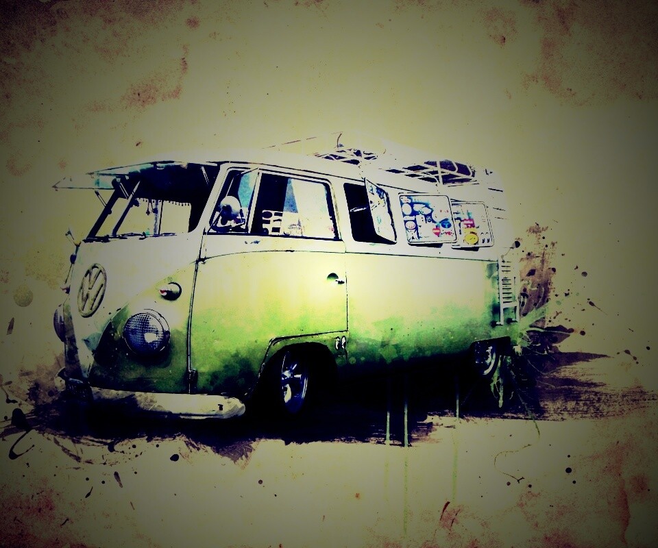 Фольксваген 56 года - лучший фургон для путешествий обои