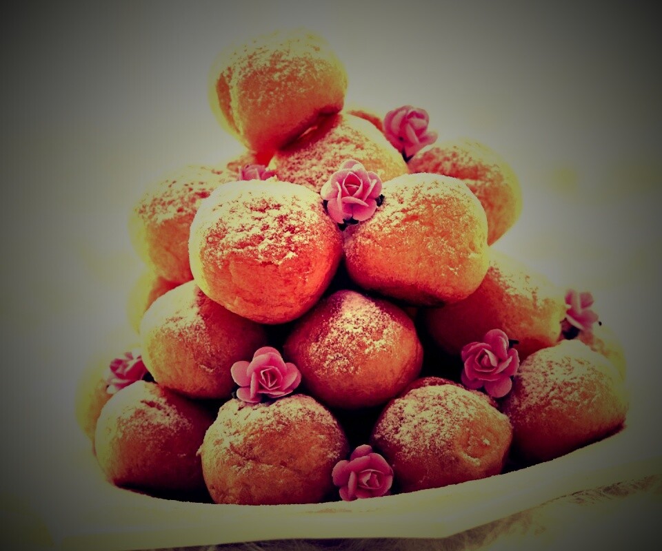 Круглые пироженки обои