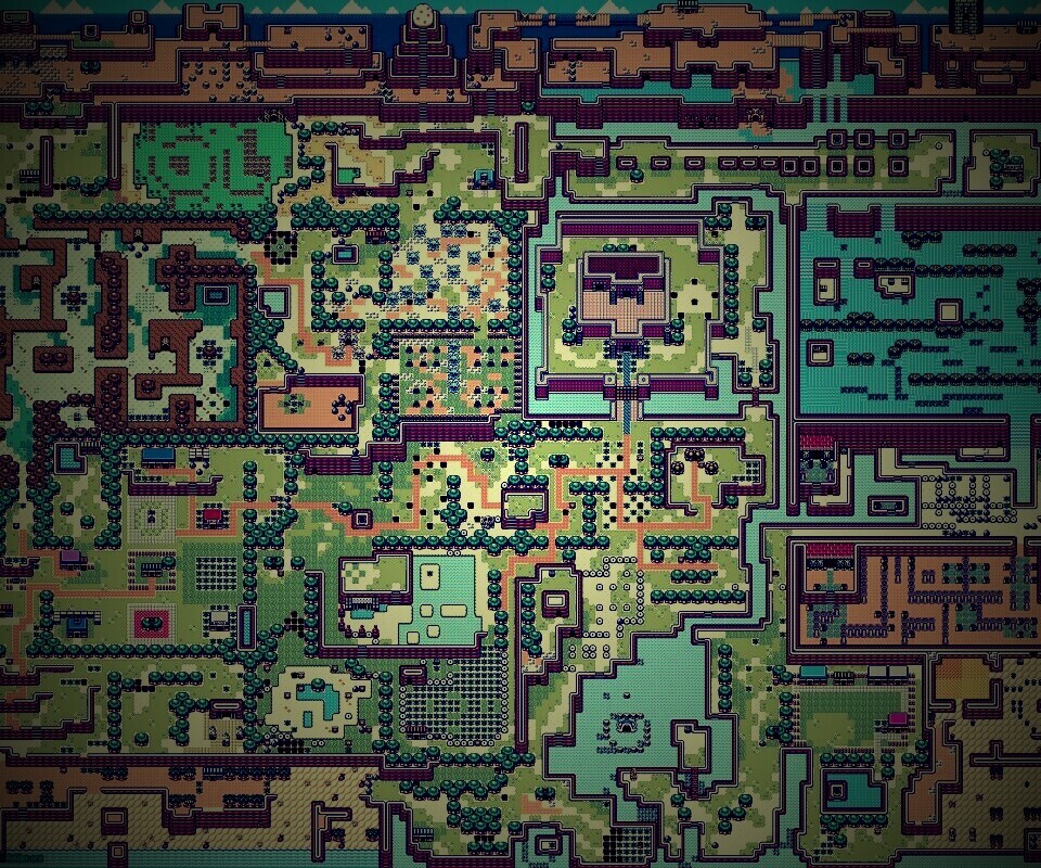 Пиксельный мир обои