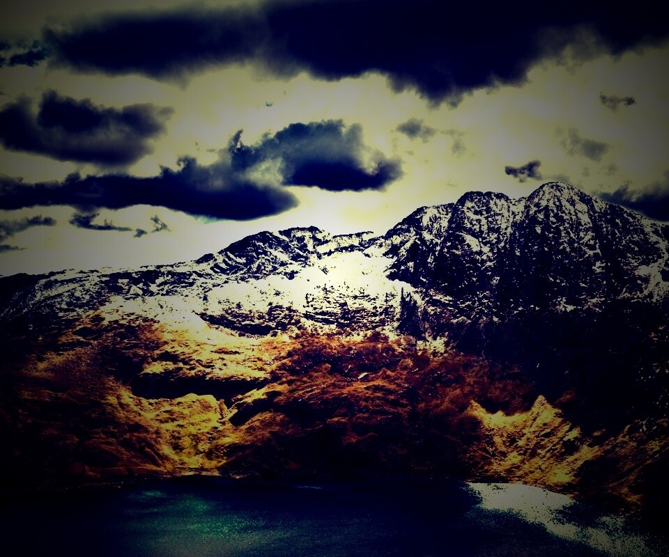 Вид на горы обои