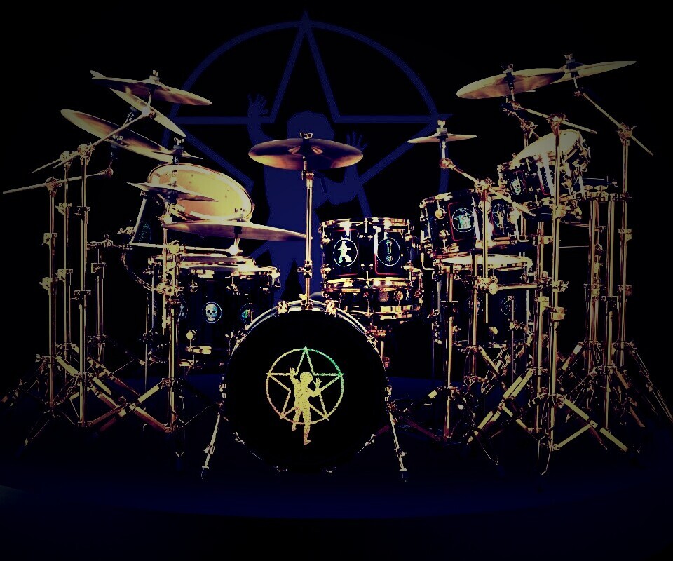 Барабанная установка обои