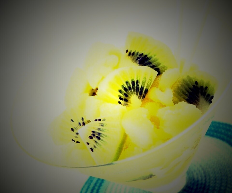 Мороженое с киви обои