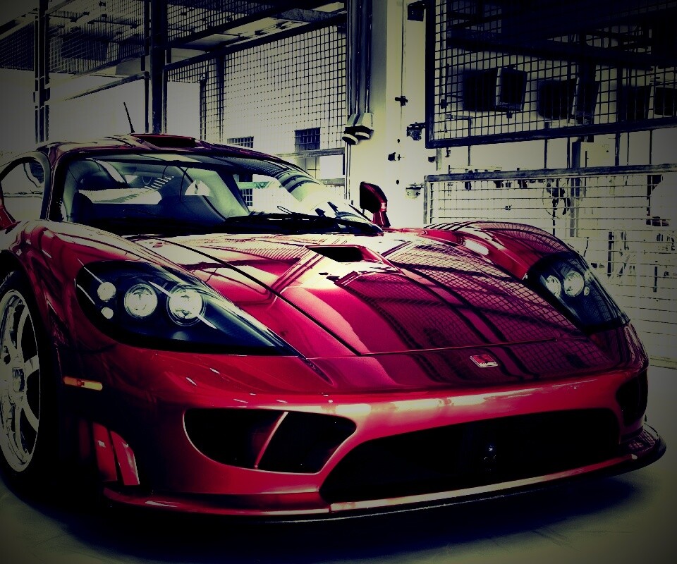 Суперкар бордового цвета обои