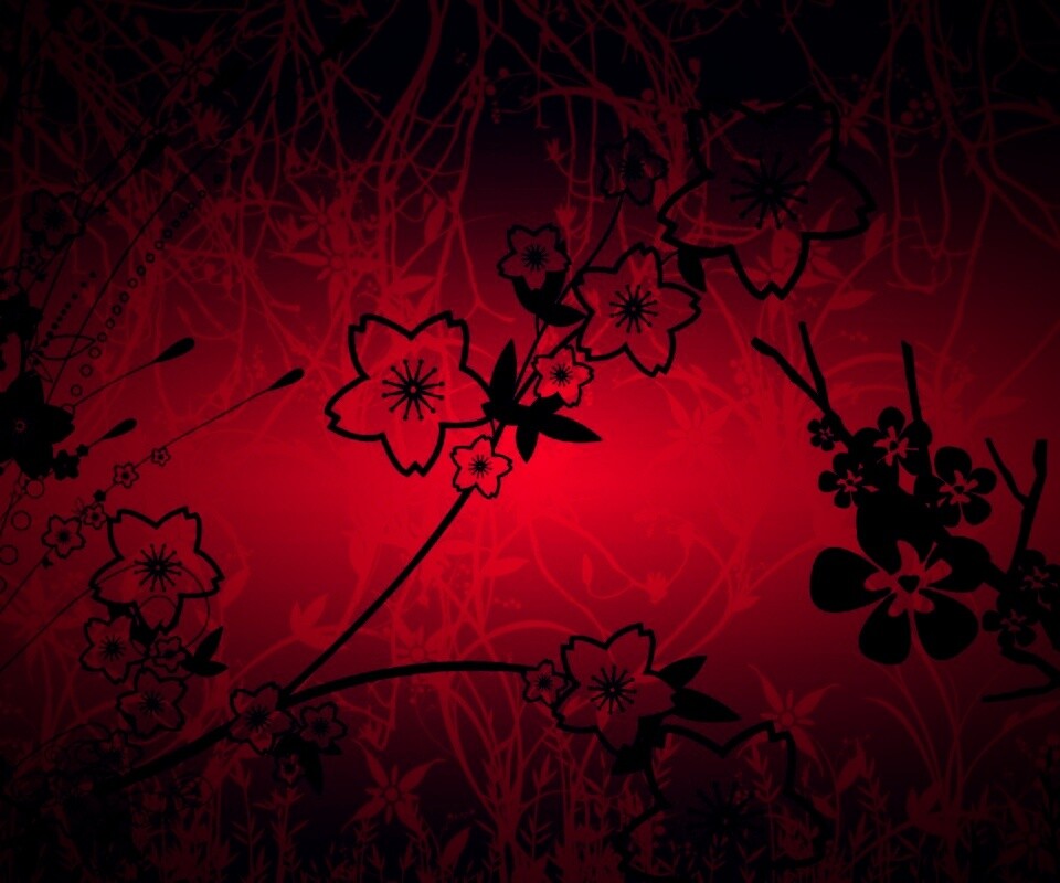 Цветы в векторе обои