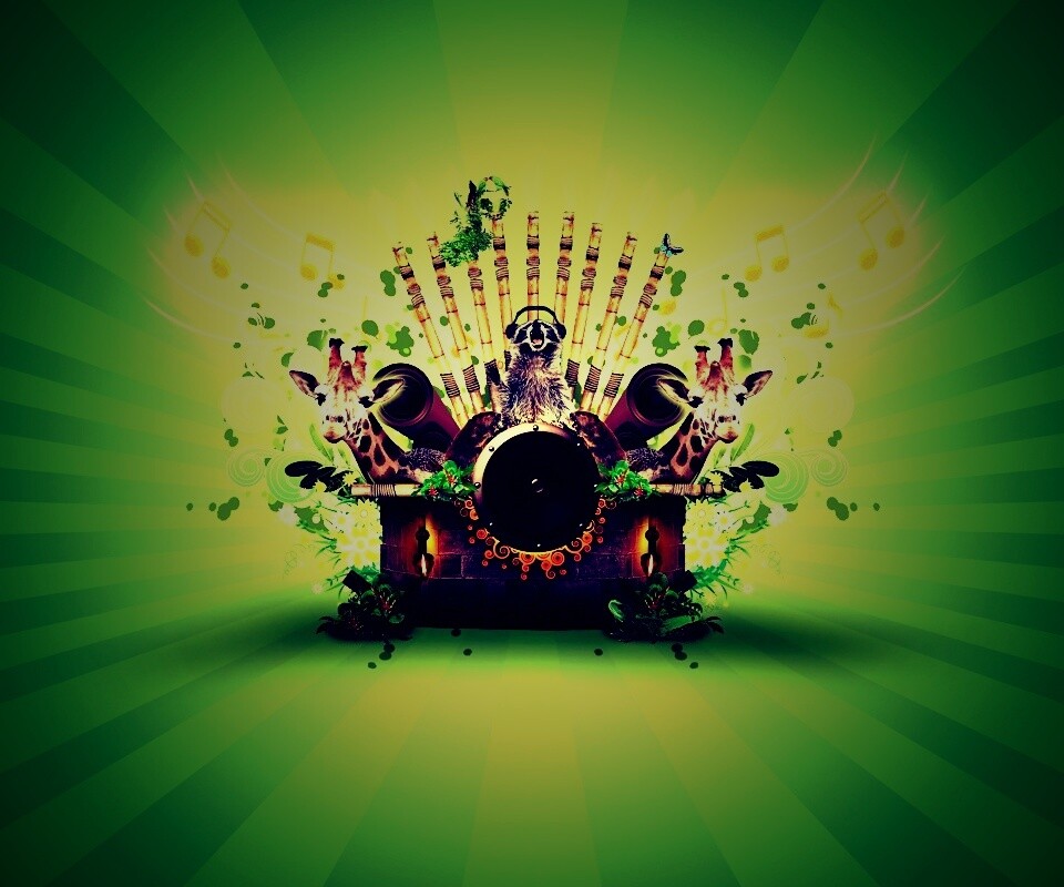 Музыка джунглей обои