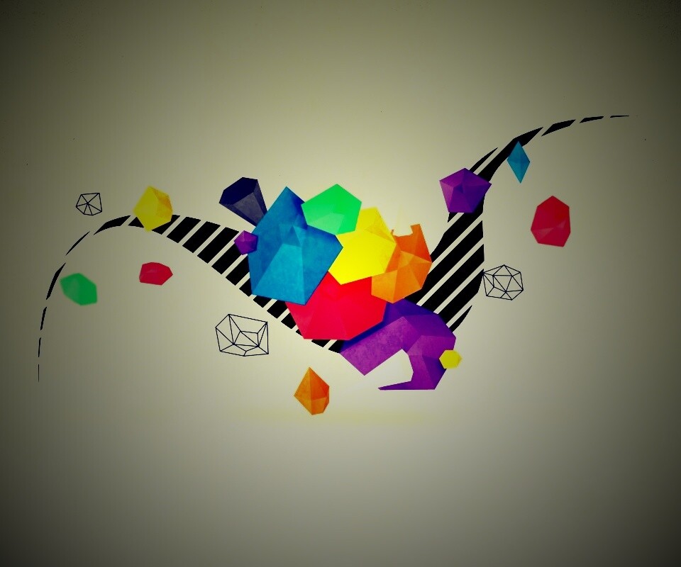 Полет абстрактной фантазии обои