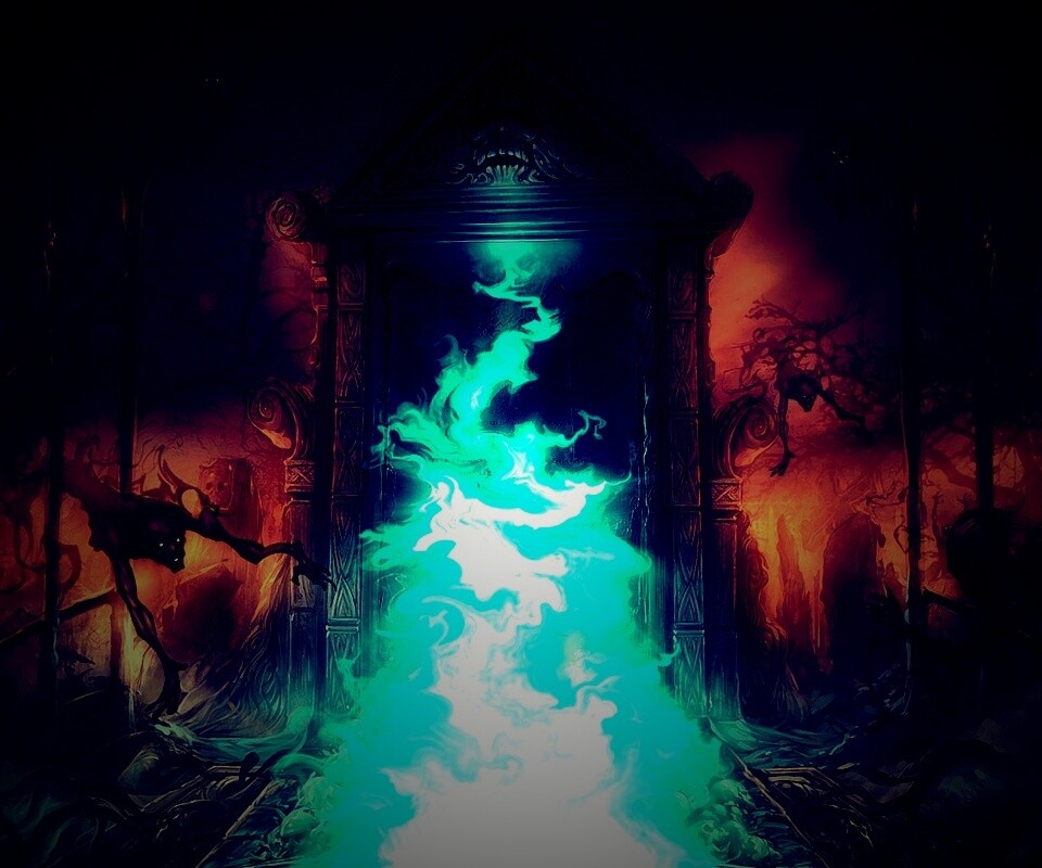 Демонические врата обои